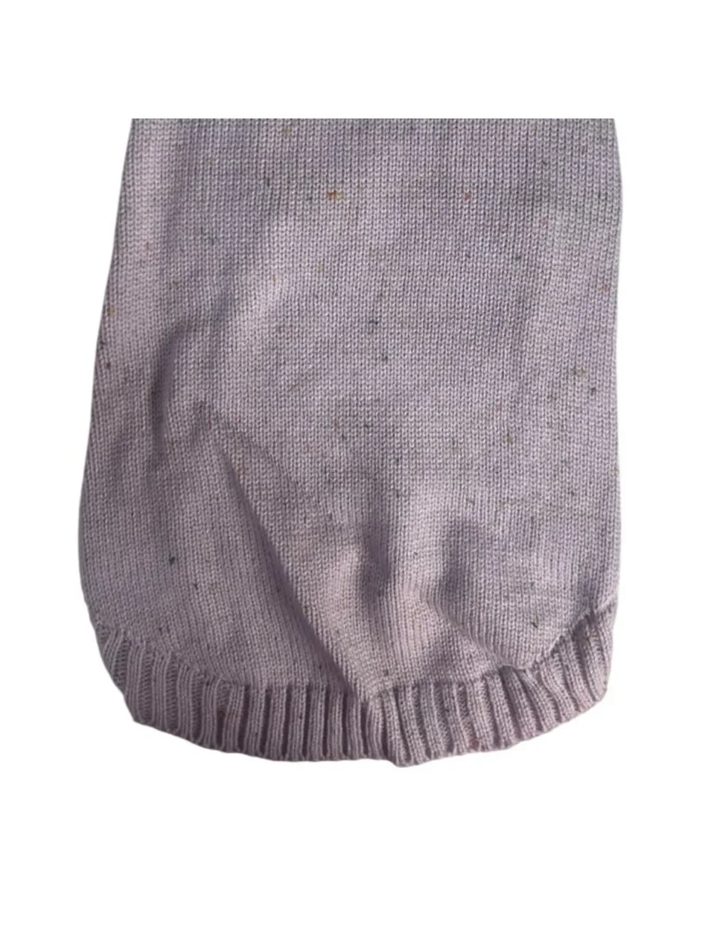 Top Paw Speckle Dog Sweater Medium Lavender Purple New Winter